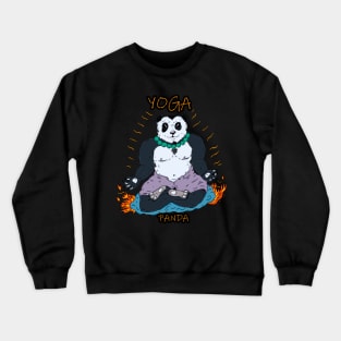 yoga panda Crewneck Sweatshirt